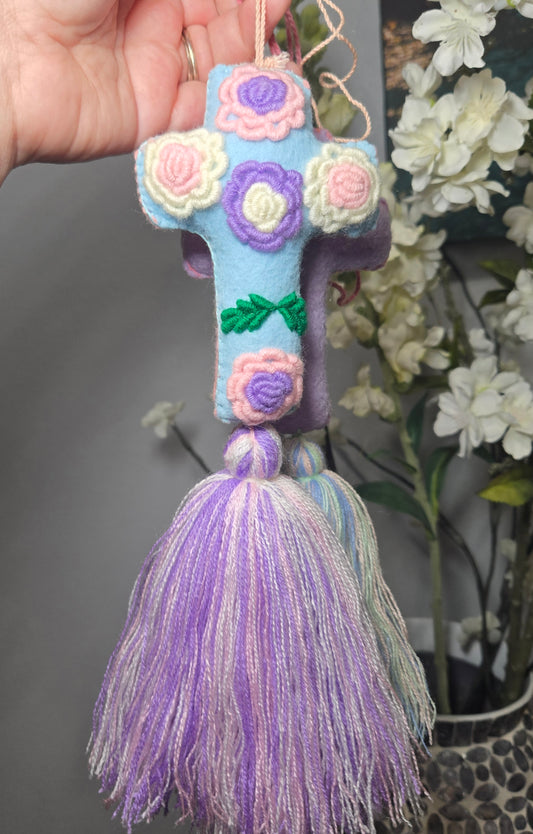 Pastel Cross Tassel