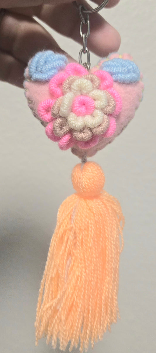 Pastel Tassel keychain