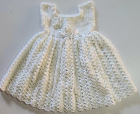 Ready to ship: White toddler dress