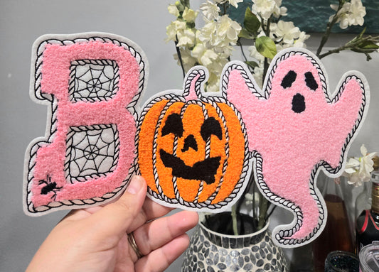 BOO Chenille Patch Sweatshirt