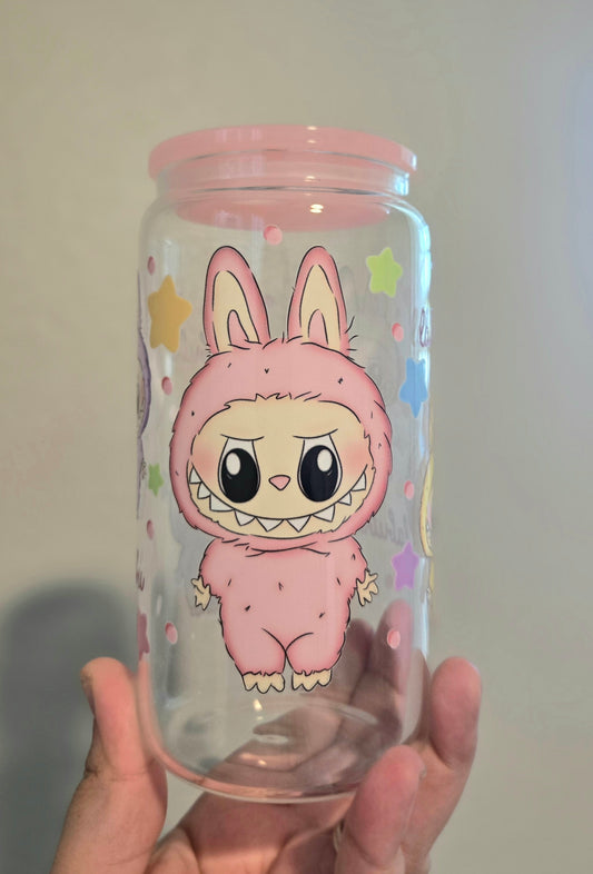 Labubu 16oz Glass Cup