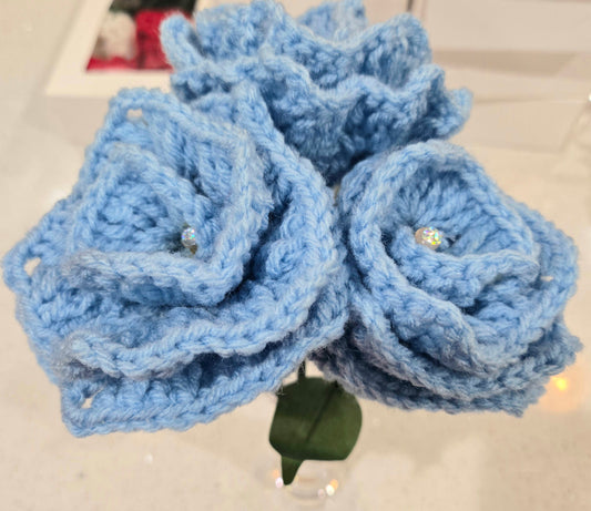 Baby Blue W/Vase